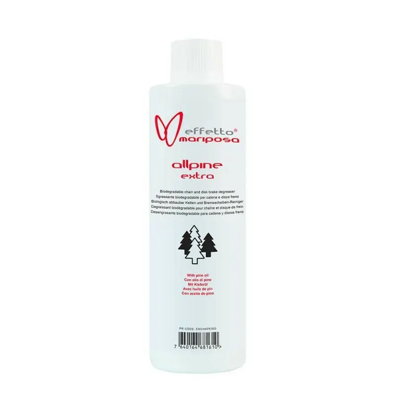 Avfettning av underhållsprodukter Effetto Mariposa allpine extra 500ml