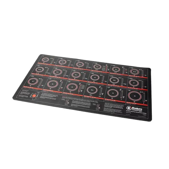 Identifieringsmatta för hjälmlager för mekaniker Enduro Bearings