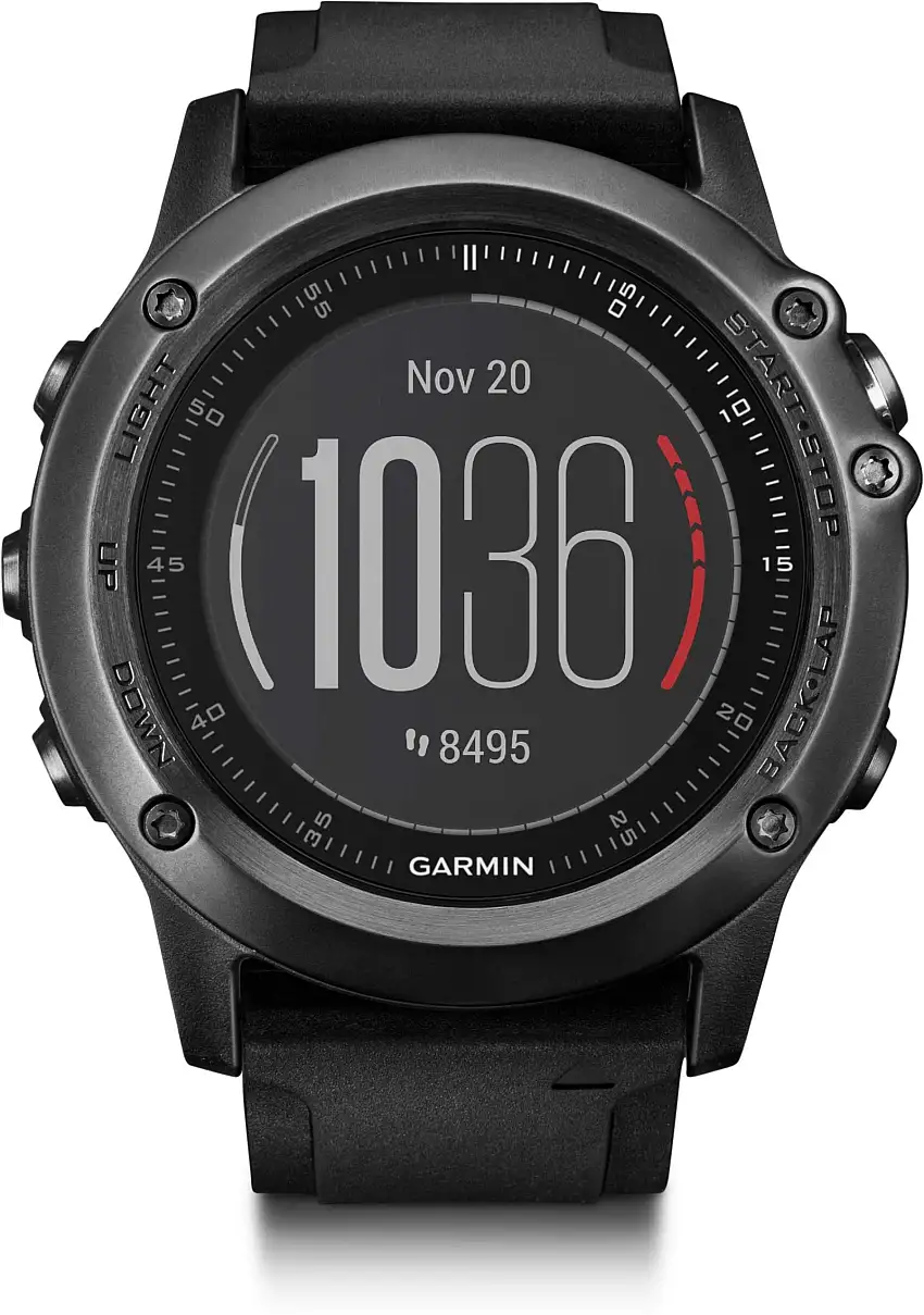 Träningsklocka Garmin Fenix 3 Sapphire HR Performer Bundle svart