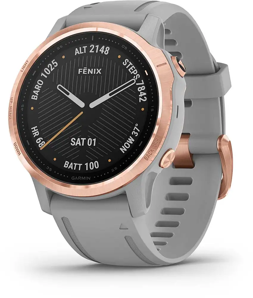 Träningsklocka Garmin Fenix 6S Sapphire roséguld/grå
