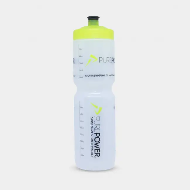 Cykelflaska PurePower Power Bottle 1000 ml transparent