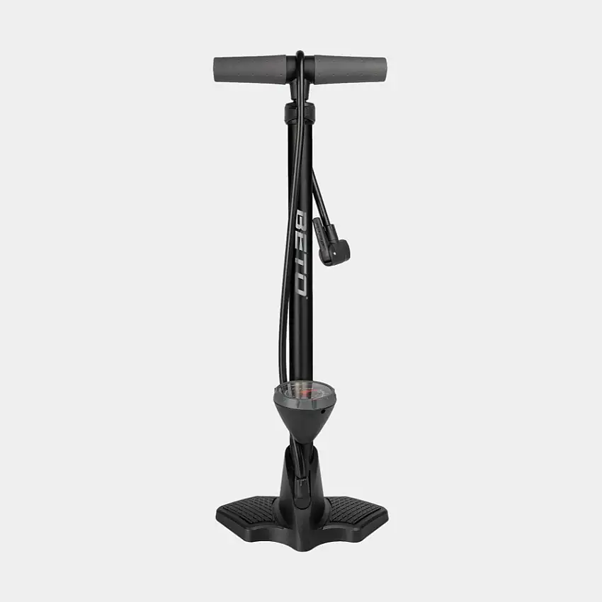 Fotpump BETO Med Analog Tryckmätare (Manometer) svart