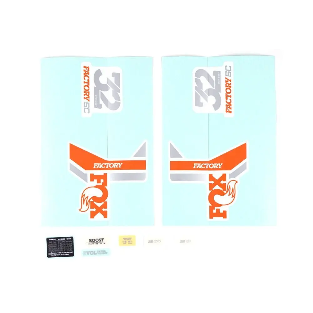 Klistermärken Fox Factory 2018, 32 SC, F-S