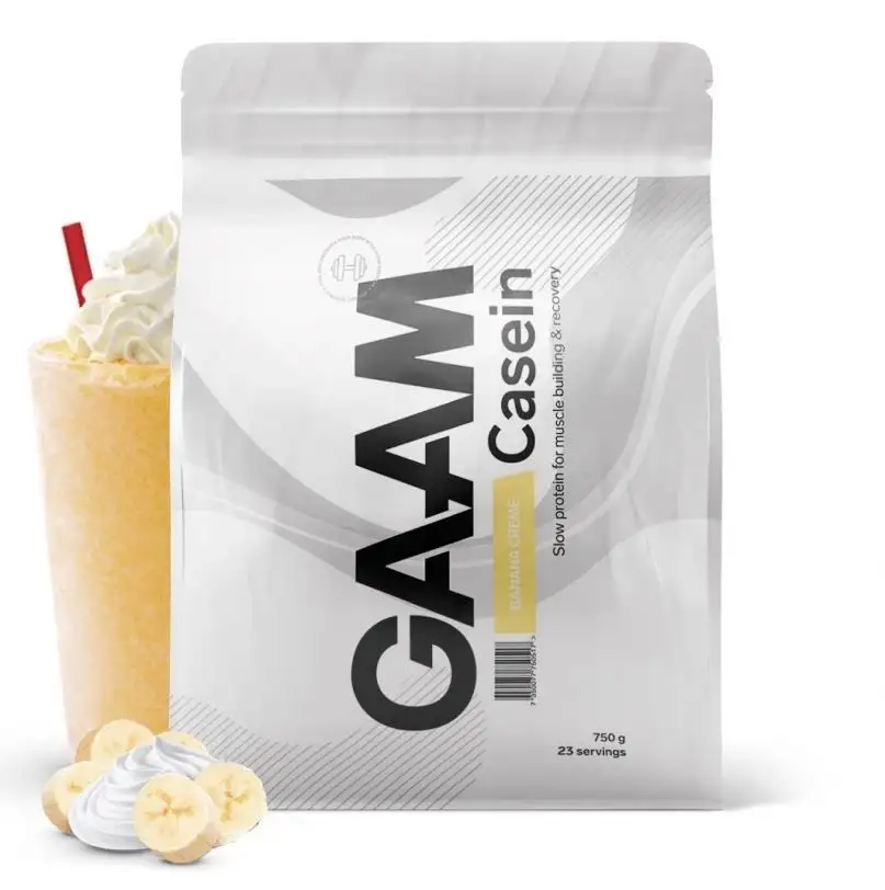 Proteinpulver GAAM 100% Casein Premium Banana Creme 750 g