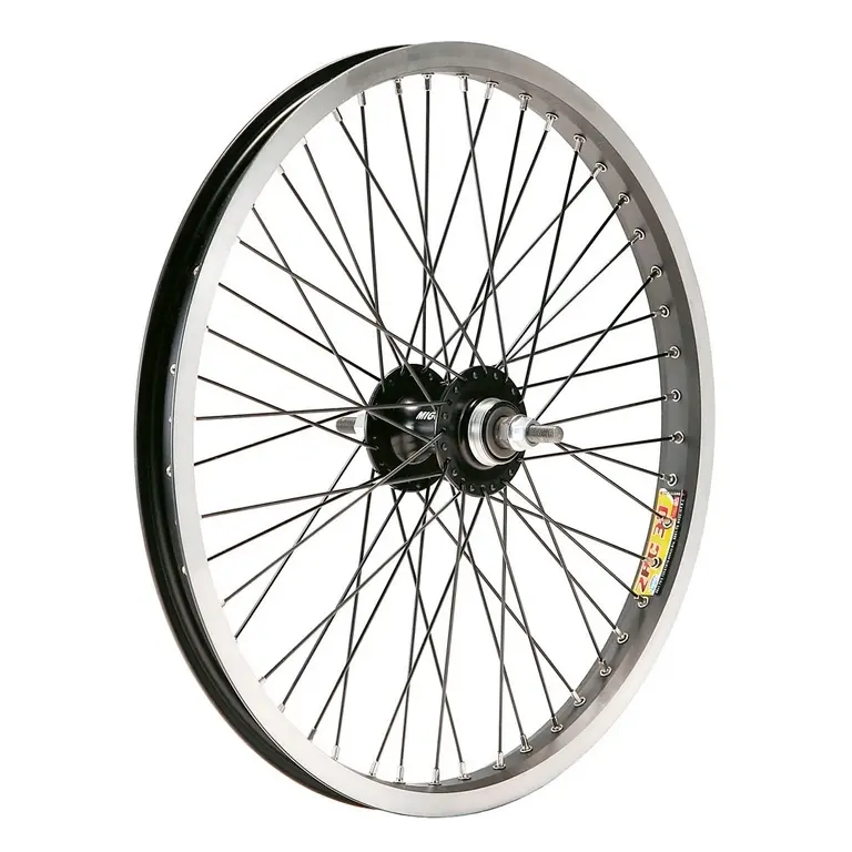 Bakre bmx-hjul 36 ekrar nav 9,5 aluminiumaxel Gurpil