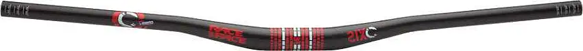 Styre Race Face Sixc Carbon 3/4 Riser 31.8 mm 785 mm röd dekal