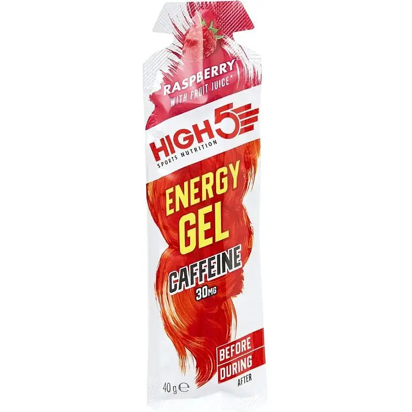 Energigel High5 Energy Gel Caffeine Raspberry 40 gram