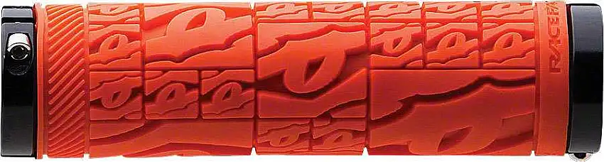 Handtag Race Face Strafe Lock-On 128 mm orange