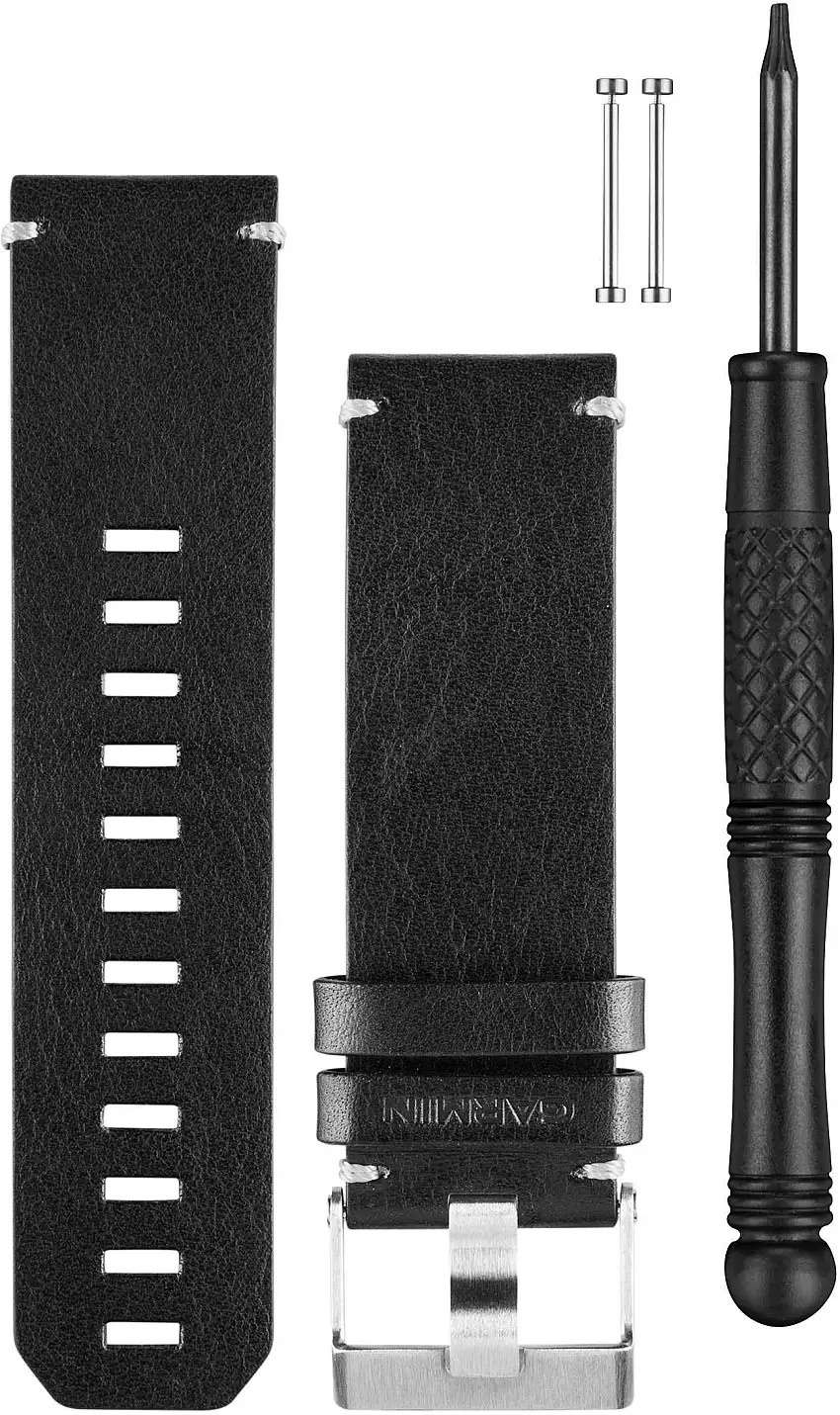 Armband Garmin läder svart