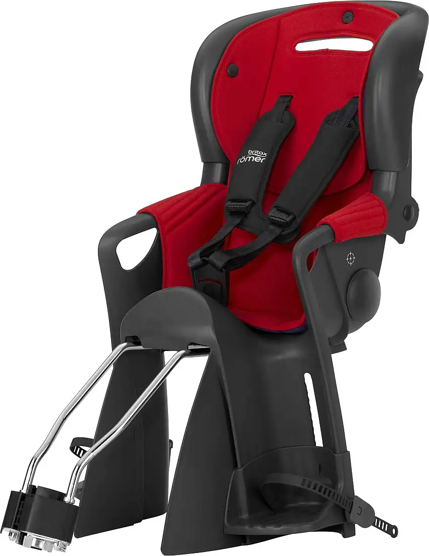 Cykelsits Britax Jockey Comfort ramfäste svart/röd/blå