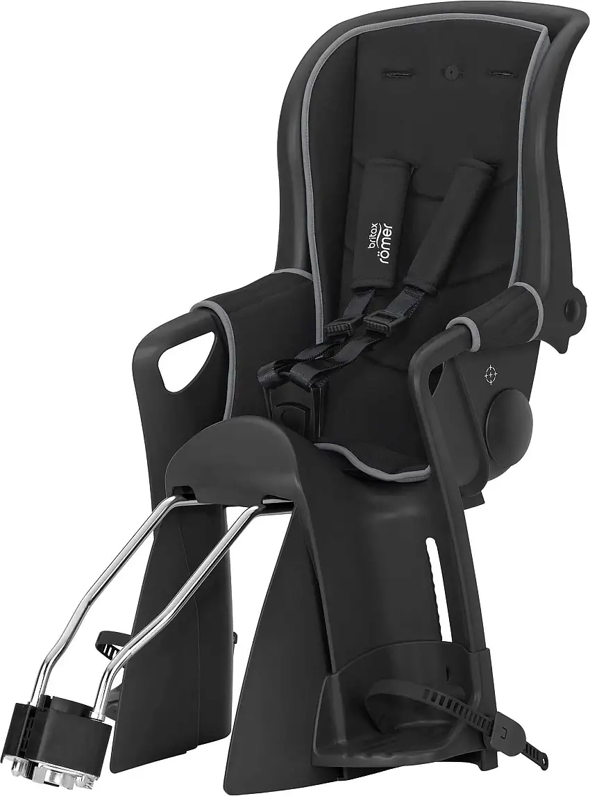 Cykelsits Britax Jockey Relax ramfäste svart/grå