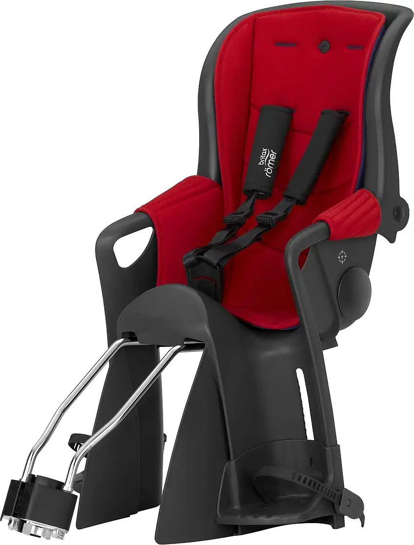 Cykelsits Britax Jockey Relax ramfäste svart/röd/blå