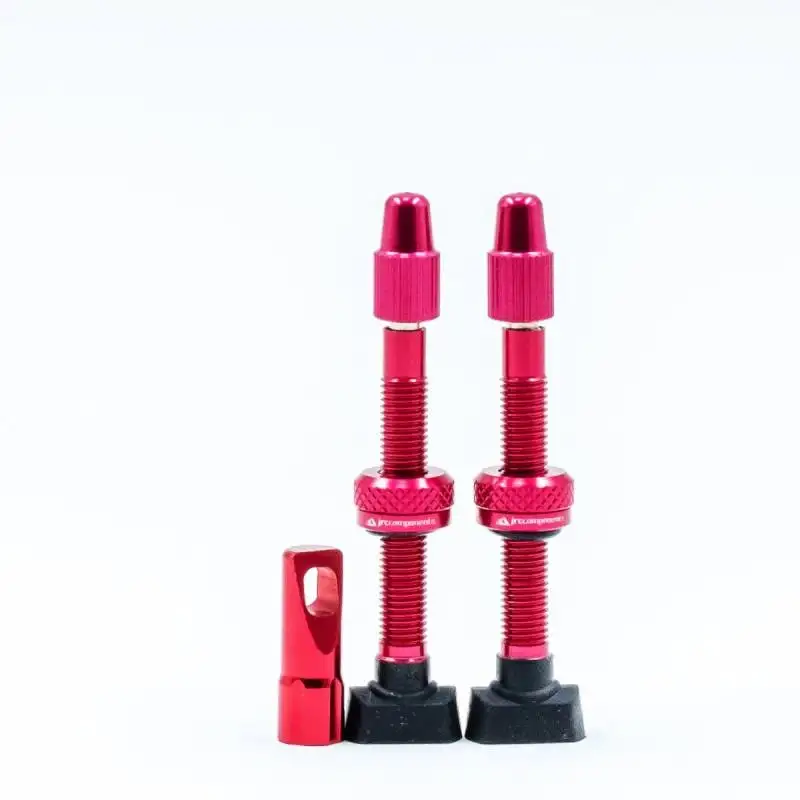 Ventilsats Jrc 44mm Aluminium Tubeless Valve Kit 44 red