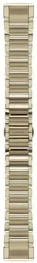 Armband Garmin Quickfit 20 Fenix 5S rostfritt stål guldfärgat