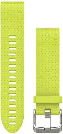 Armband Garmin Quickfit 20 Fenix 5S silikon gul