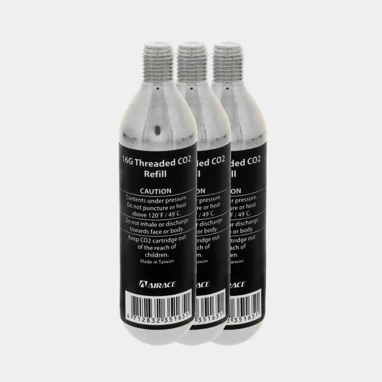 Kolsyrepatroner Airace Co2 3 X 16 Gram silver