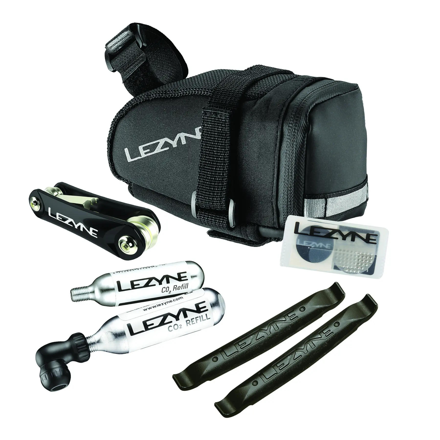 Fullt kit cykelväska Lezyne M Caddy Co2