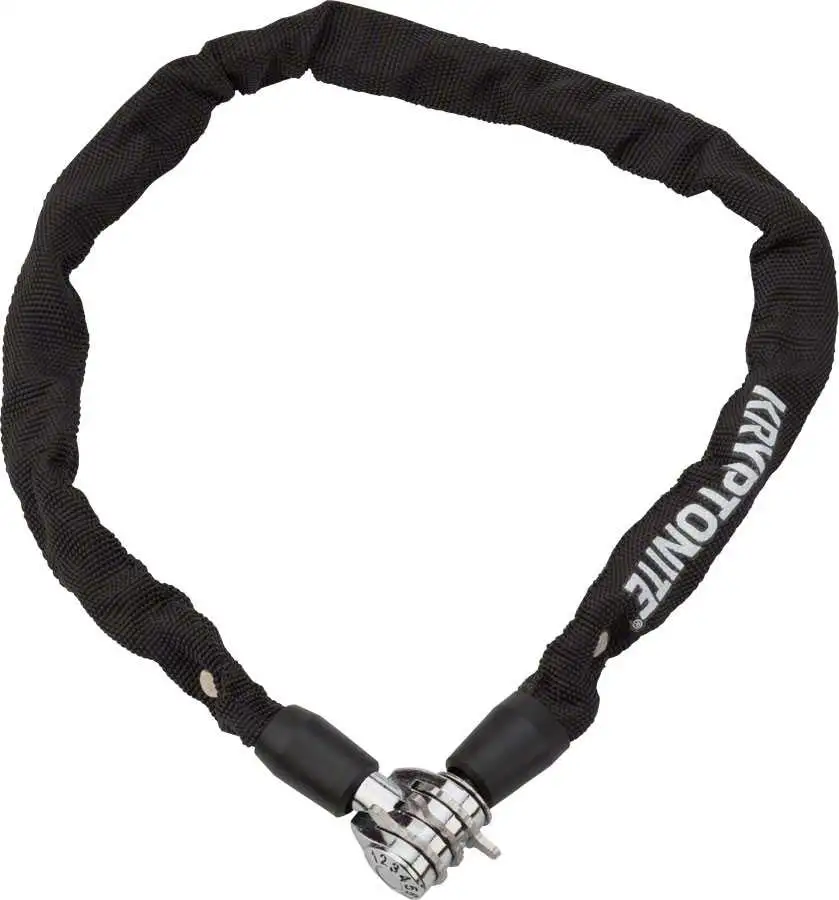 Kättinglås Kryptonite Keeper 465 4mm x 65 cm svart Kombination