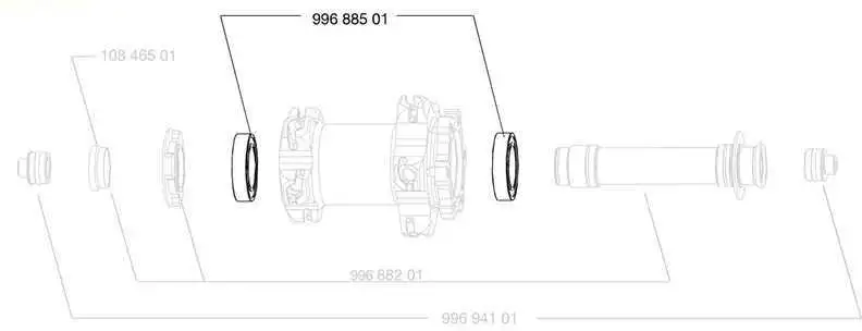 Maskinlager Mavic framnav 20 x 32 x 7 mm 2-pack