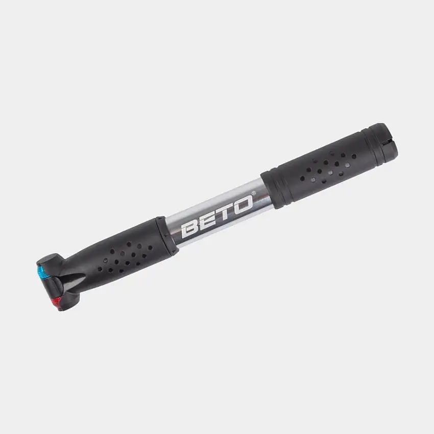 Minipump BETO Retract Med Extern Slang + Ramfäste silver