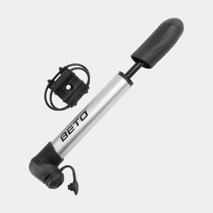 Minipump BETO Tl 67 + Ramfäste silver