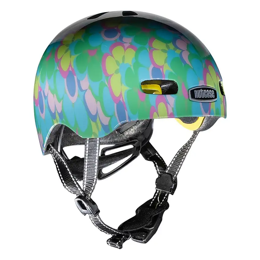 Cykelhjälm Nutcase Baby Nutty MIPS Kids Petal To Metal
