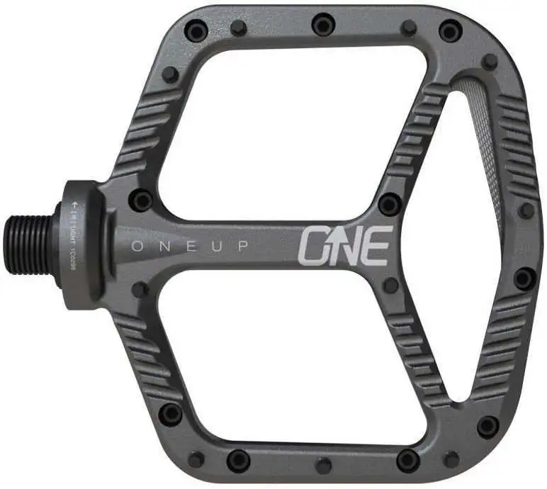 Cykelpedaler OneUp Flat Aluminum grå