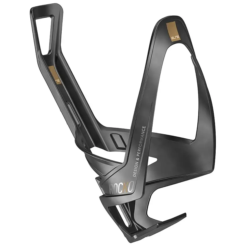 Flaskställ Elite Rocko Carbon Matt Gold svart/guld