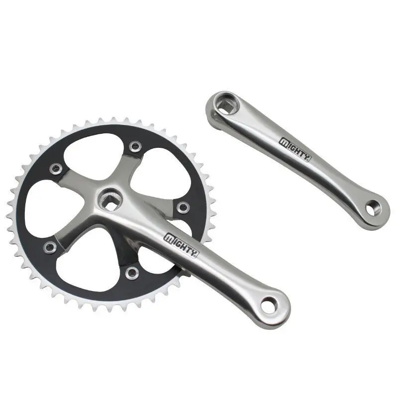 Vevväxel för landsväg i aluminium P2R Fixie 3.30 165 mm 46D. (Fixie - Singlespeed) Diam. 130 mm