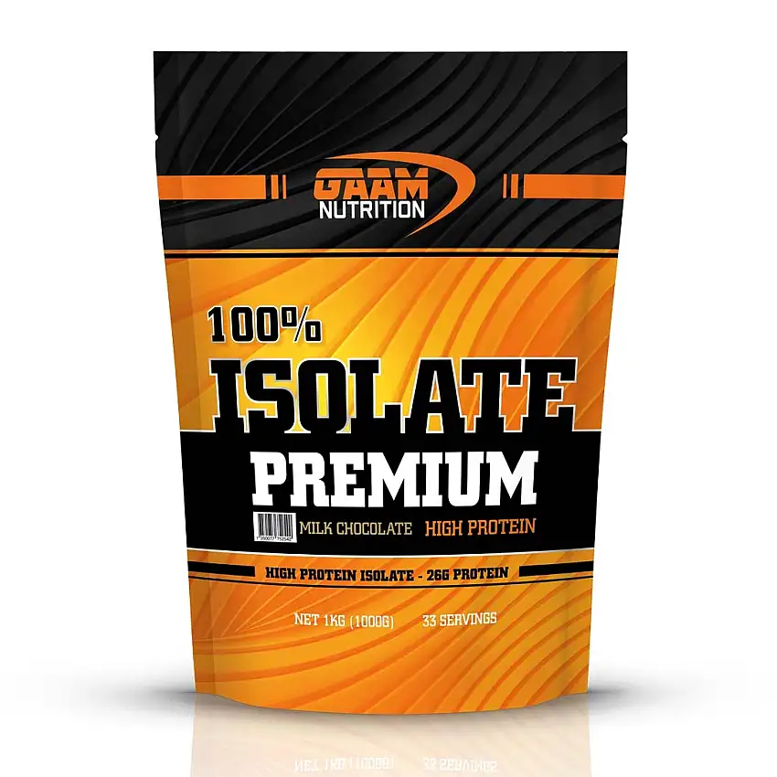Proteinpulver GAAM 100% Isolate Premium Delicious Strawberry 1 kg