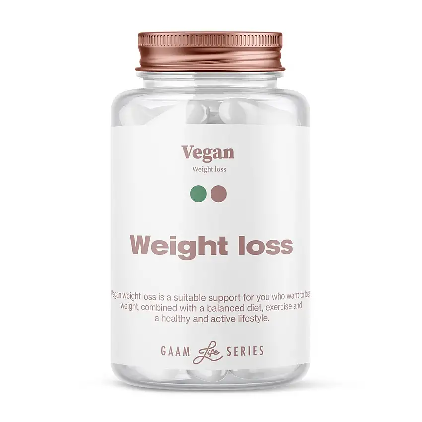 Viktminskning GAAM Life Series Vegan Weight Loss 60 st