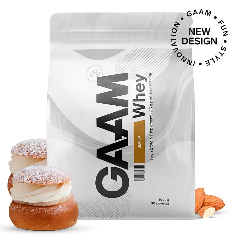 Proteinpulver GAAM 100% Whey Premium Semla - Limited Edition 1 kg