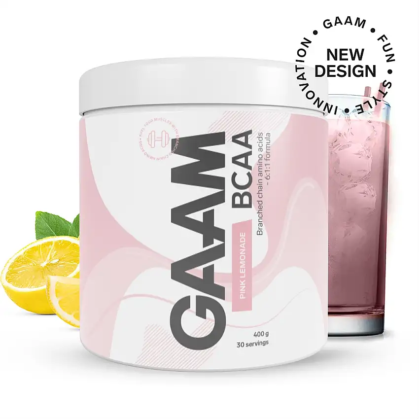 Aminosyror GAAM BCAA 6:1:1 Pink Lemonade 400 g