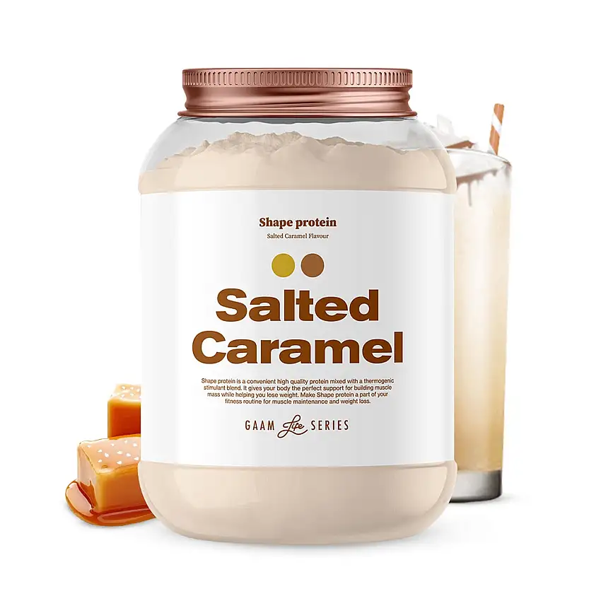 Proteinpulver GAAM Life Series Shape Protein Salted Caramel 908 g