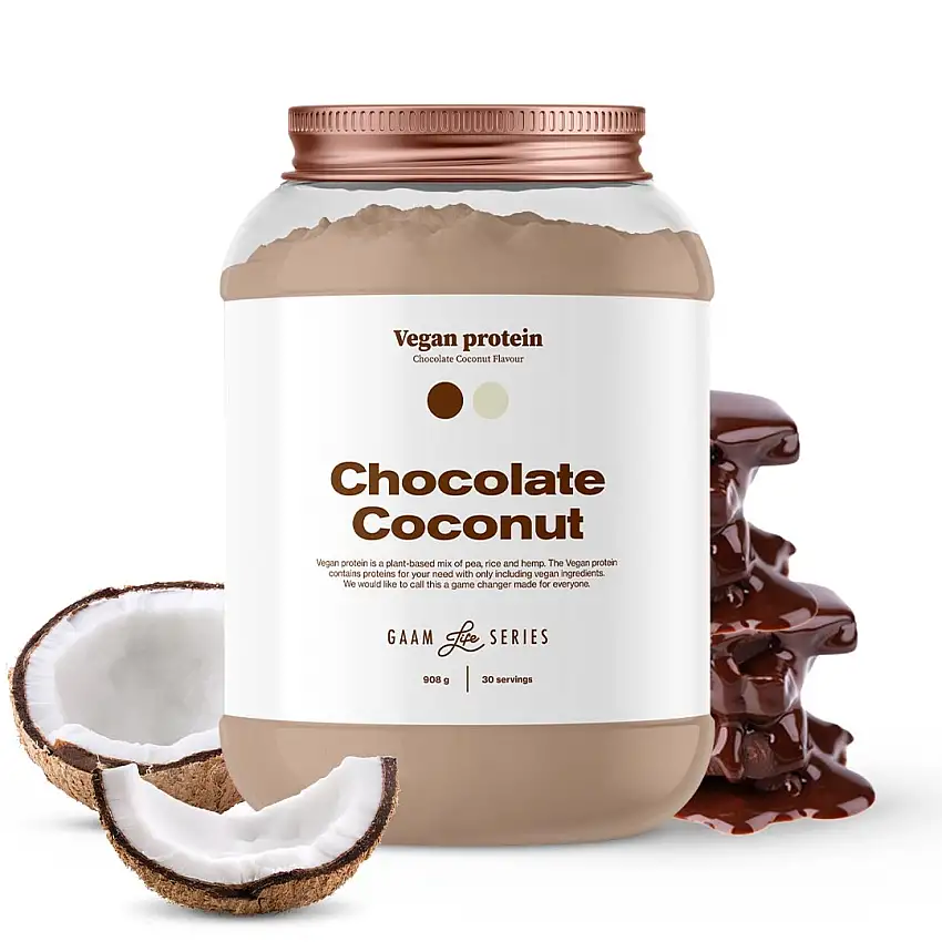 Proteinpulver GAAM Life Series Vegan Protein Chocolate Coconut 908 g