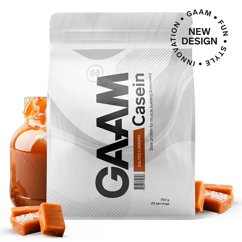 Proteinpulver GAAM 100% Casein Premium Salted Caramel 750 g