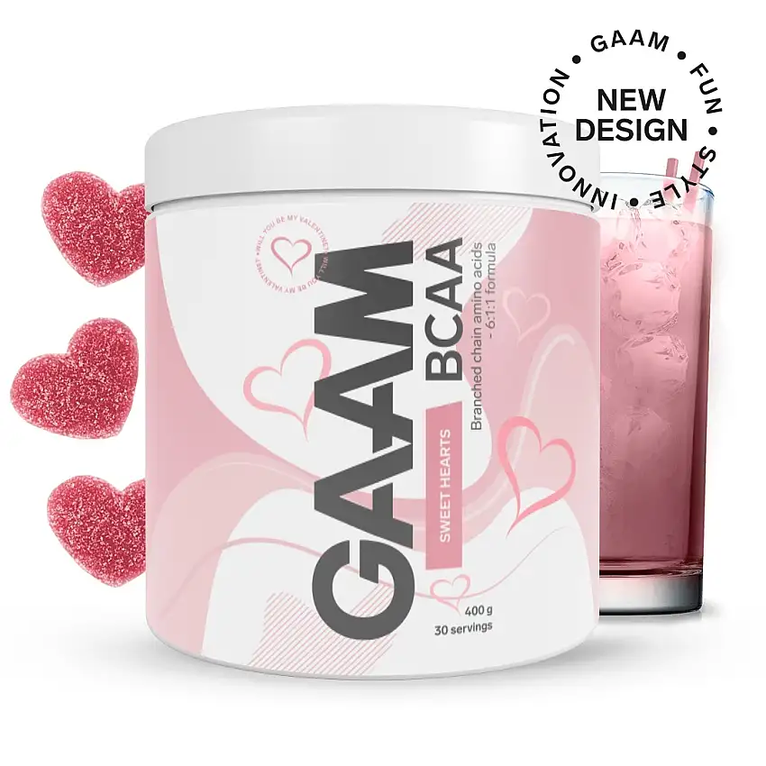 Aminosyror GAAM Candy Series BCAA Sweet Hearts 400 g