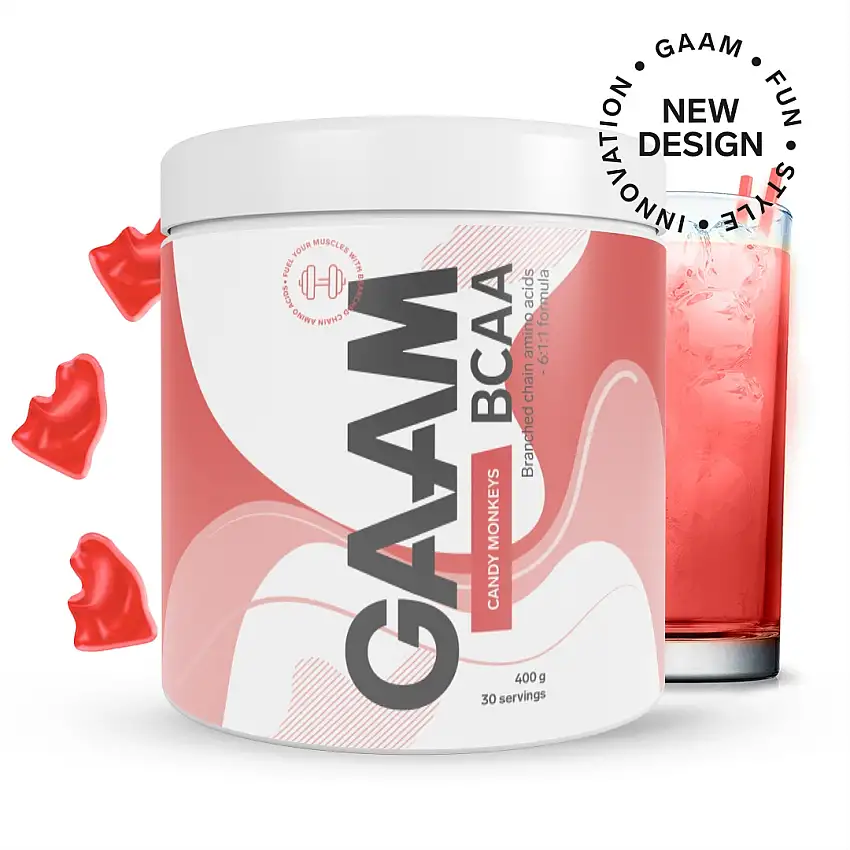 Aminosyror GAAM Candy Series BCAA Candy Monkeys 400 g