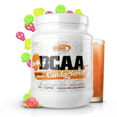Aminosyror GAAM Candy Series BCAA Sour Skulls 400 g