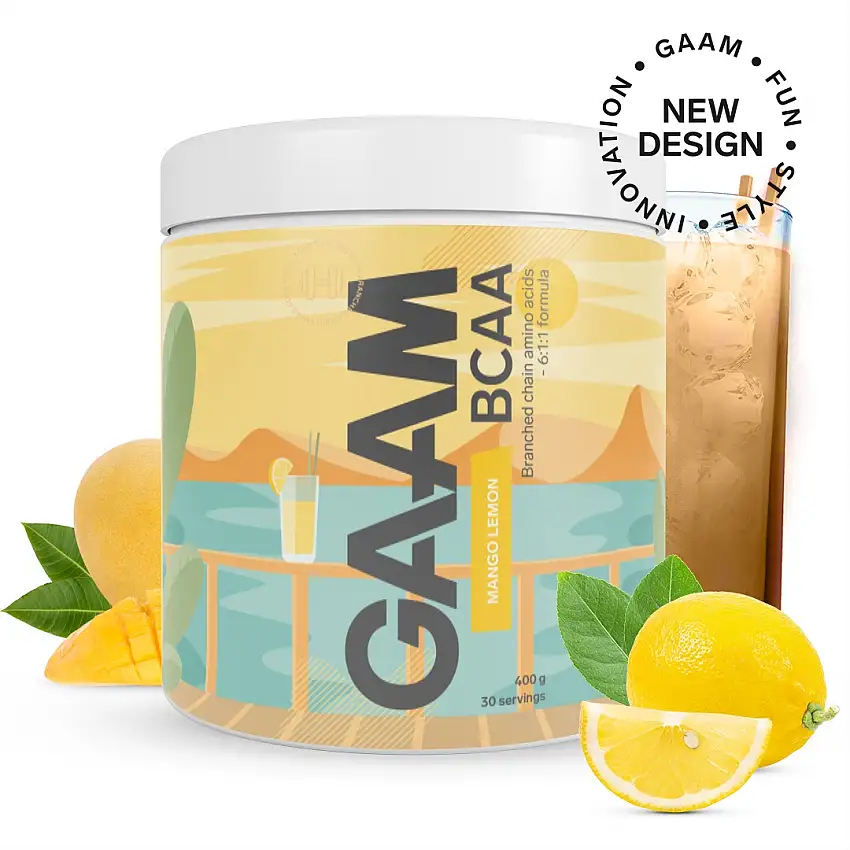 Aminosyror GAAM Candy Series BCAA Mango Lemon 400 g