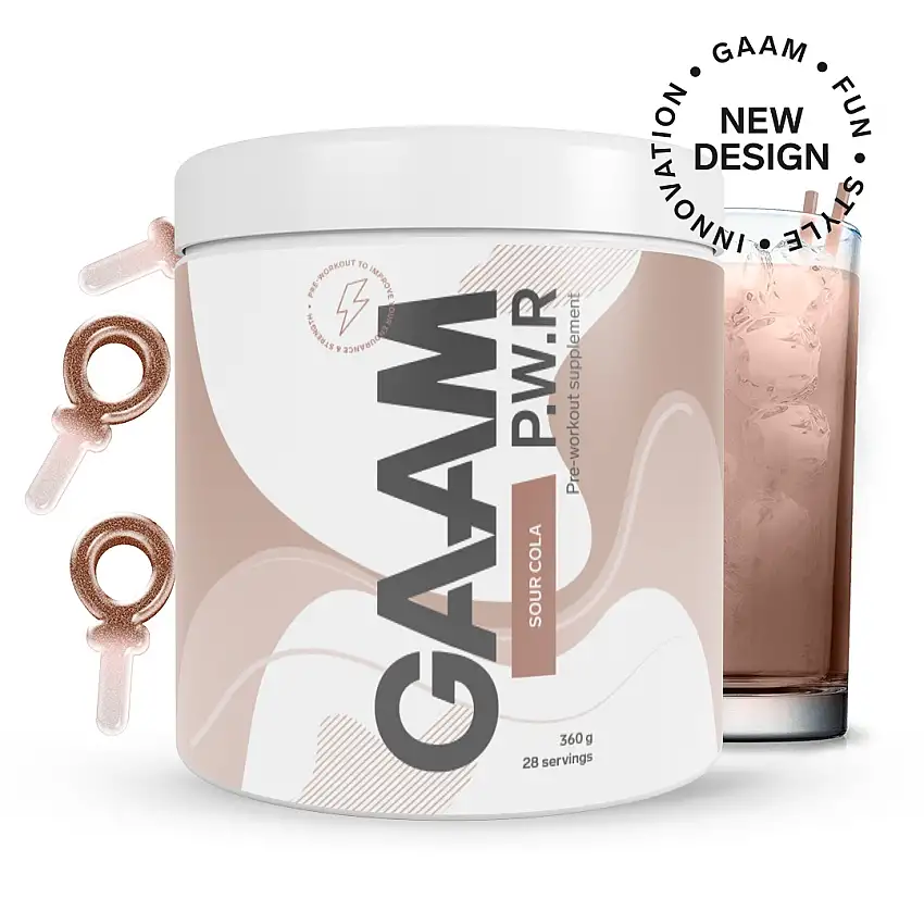 Prestationshöjare GAAM Candy Series P.W.R Sour Cola 360 g