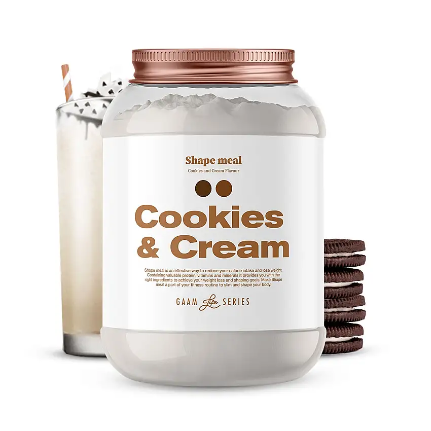 Viktminskning GAAM Life Series Shape Meal Cookies & Cream 1,2kg