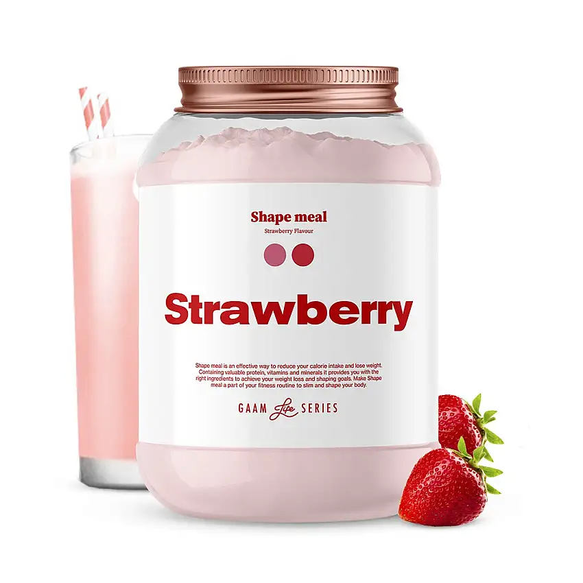 Viktminskning GAAM Life Series Shape Meal Strawberry 1,2kg