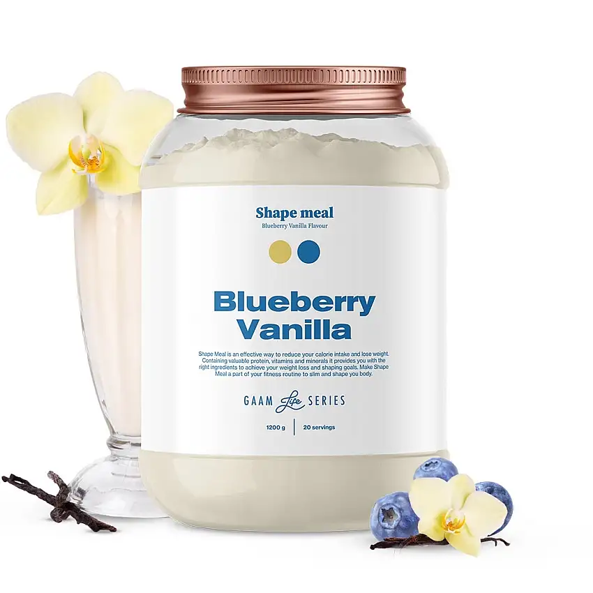 Viktminskning GAAM Life Series Shape Meal Blueberry Vanilla 1,2kg