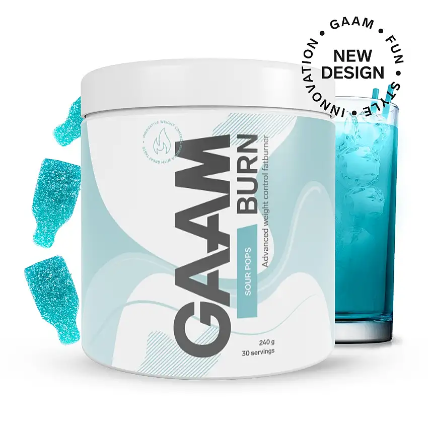Viktminskning GAAM Candy Series Burn Sour Pops 240 g