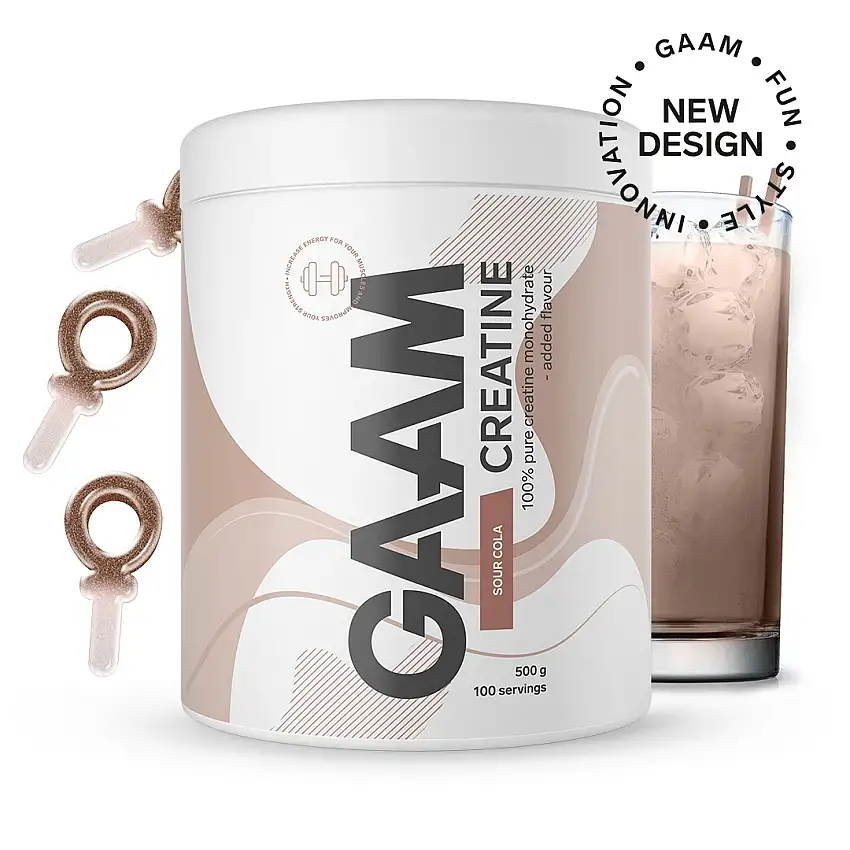 Kreatin GAAM Candy Series Creatine Sour Cola - Nyhet 500 g