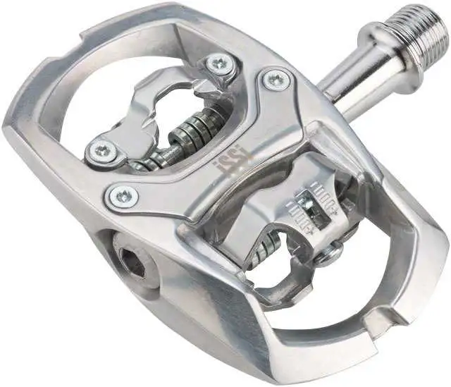 Cykelpedaler ISSI Trail silver inkl. pedalklossar