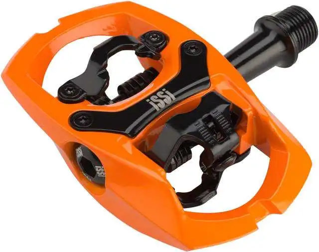 Cykelpedaler ISSI Trail hi-vis orange inkl. pedalklossar
