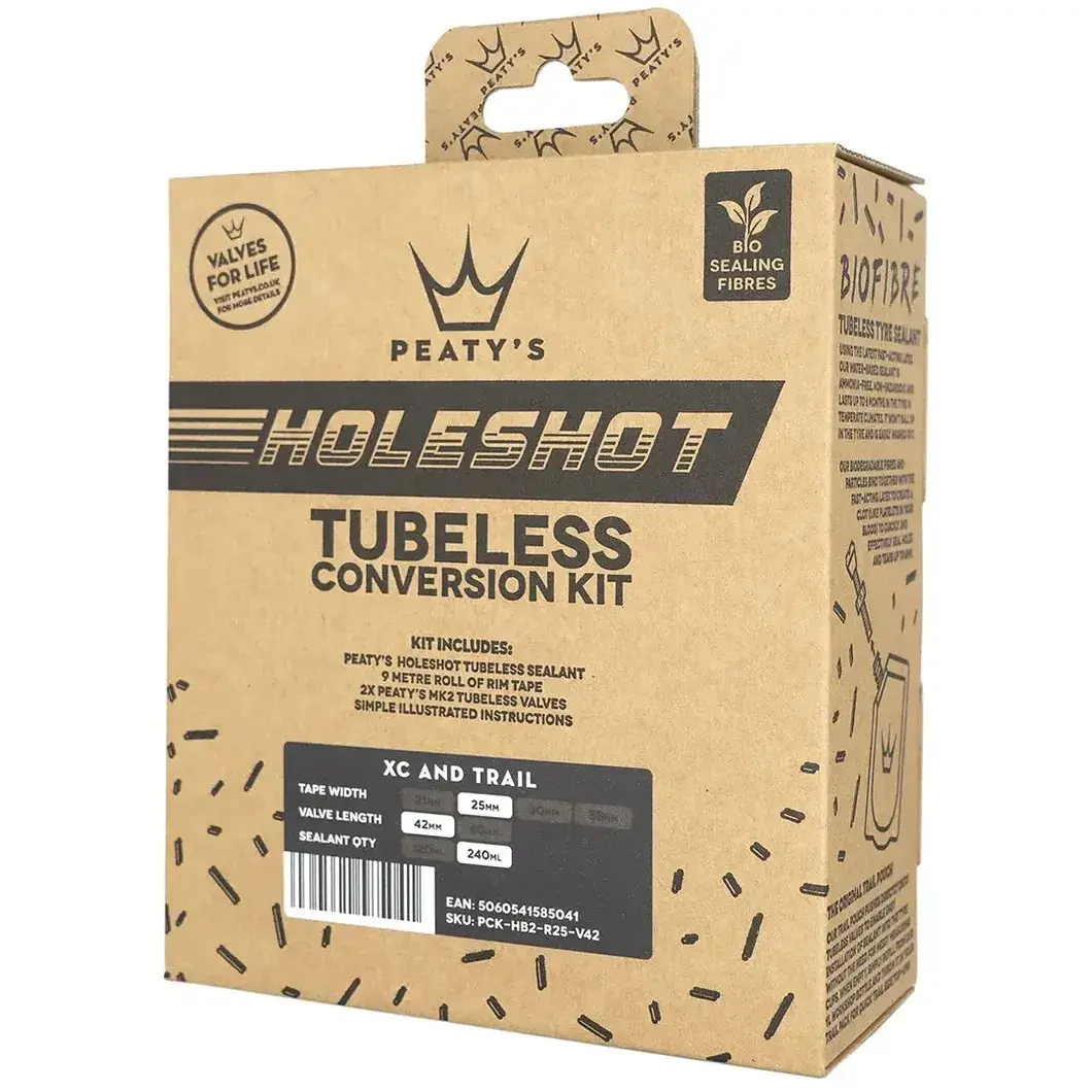 Kit för omvandling av tubeless hjul Peaty's XC