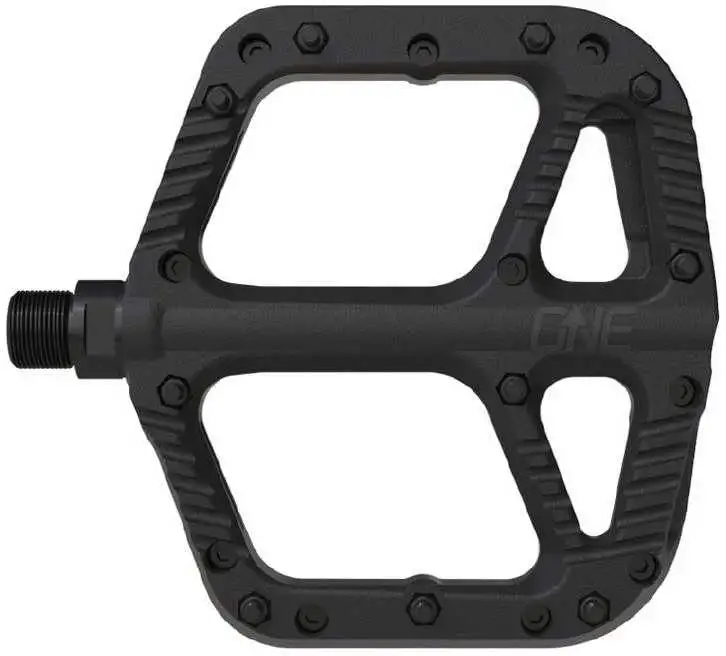Cykelpedaler OneUp Flat Composite svart